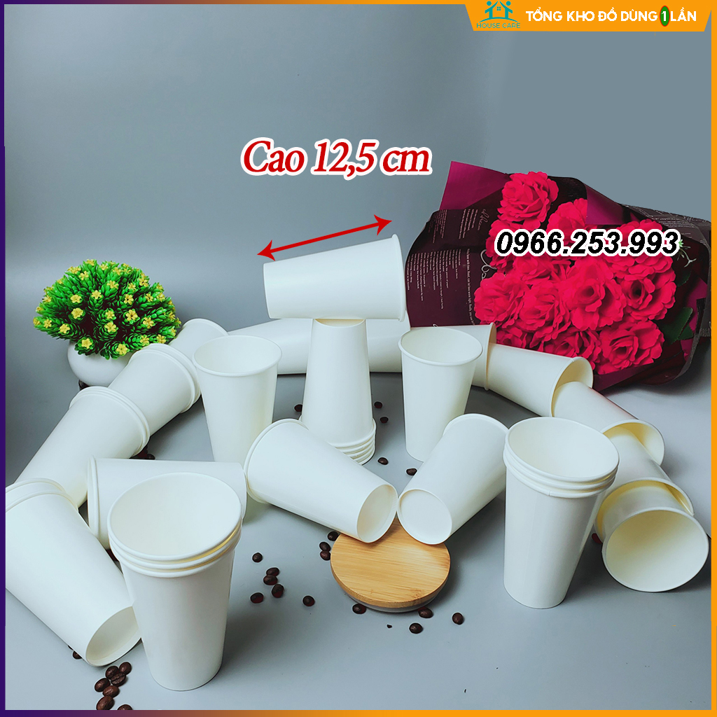 50 cốc giấy 420ml - 14OZ hàng cao cấp hàn quốc