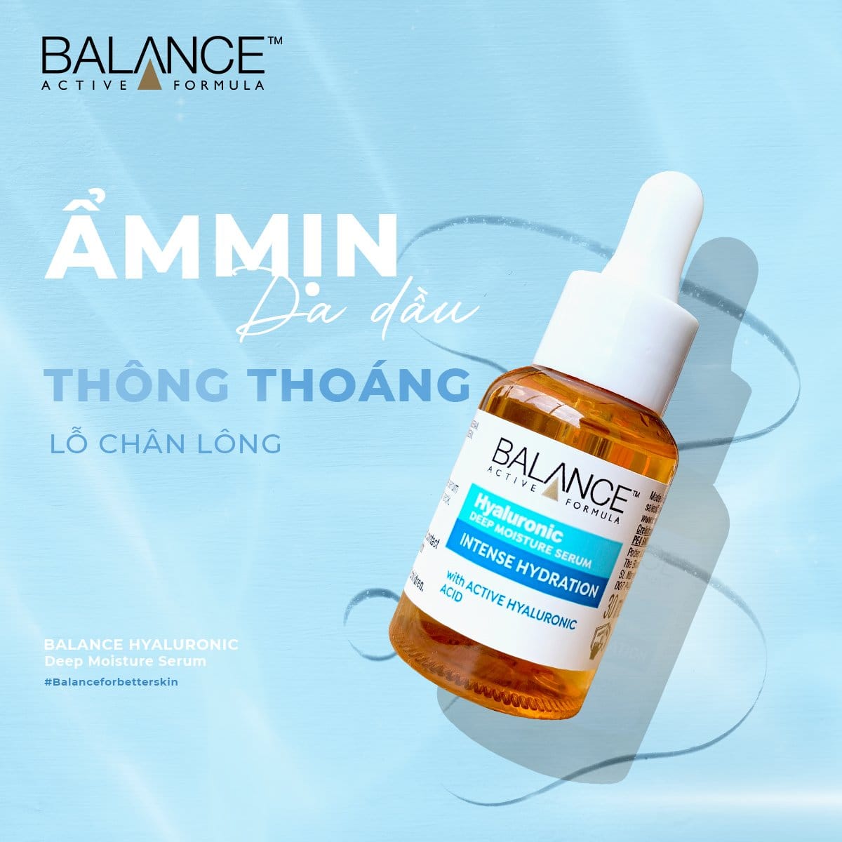 Serum dưỡng da Vitamin C, Hyaluronic, Niacinamide, Gold Collagen Balance Anh giúp sáng da, mờ thâm, dưỡng ẩm, trẻ hóa da - OZ Slim Store