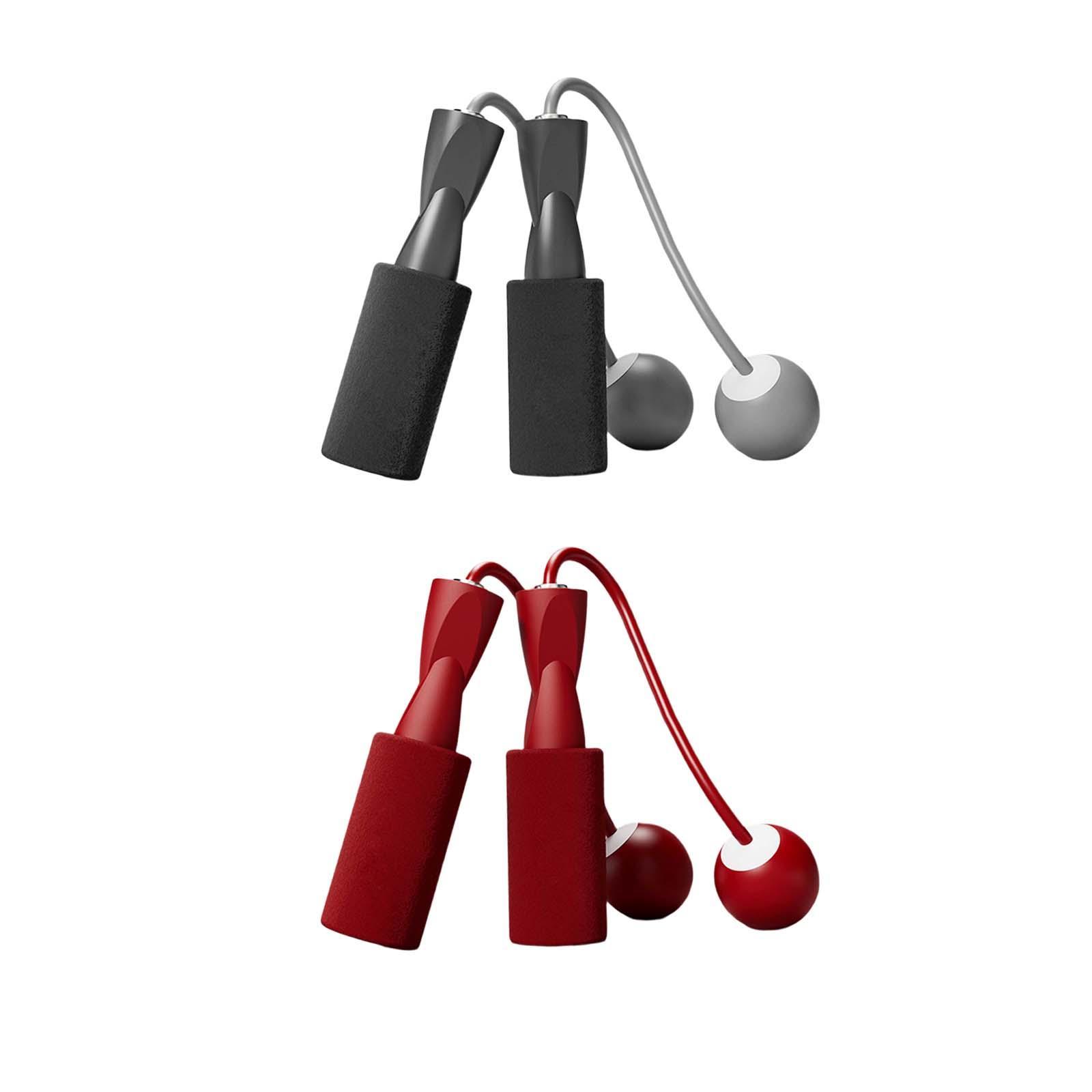 2 Pair Cordless Jumping Ropes Fitness Weighted Jump Ropes