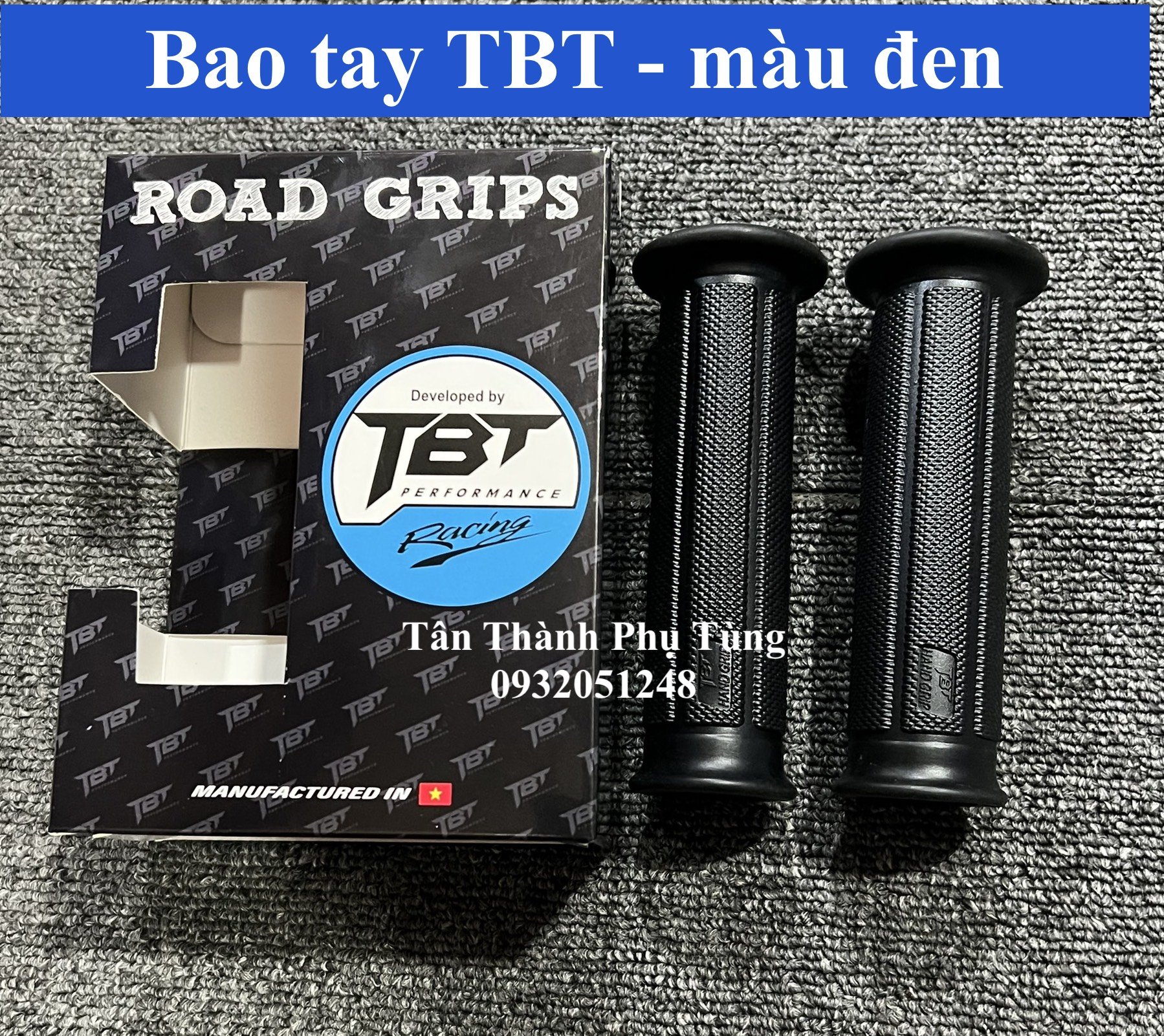 Bao tay TBT 1 cặp - Màu đen dành cho xe máy