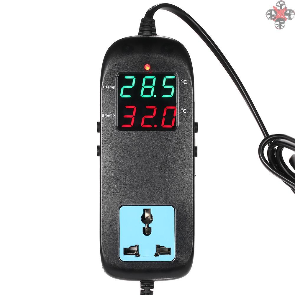 Thiết Bị Kiểm Soát Nhiệt Độ Có Đèn Led Ac 90v ~ 250v