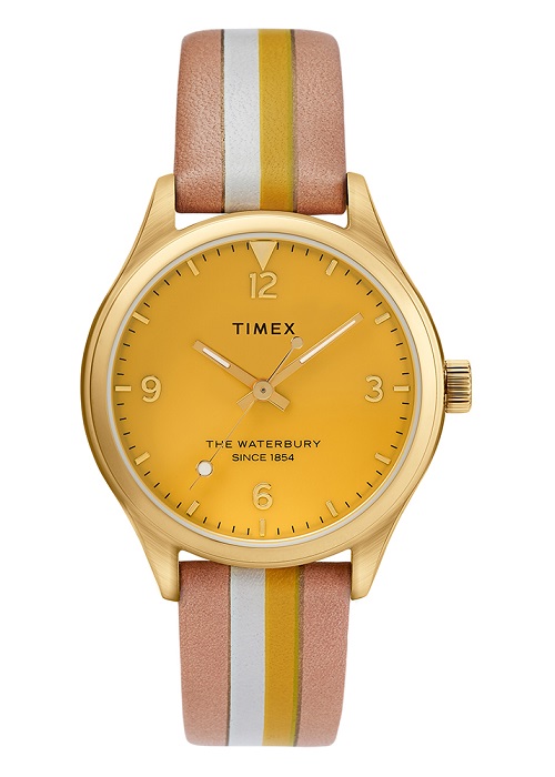 Đồng hồ Nữ Dây Da Timex Waterbury Traditional 34mm Leather Strap Watch - TW2T26600