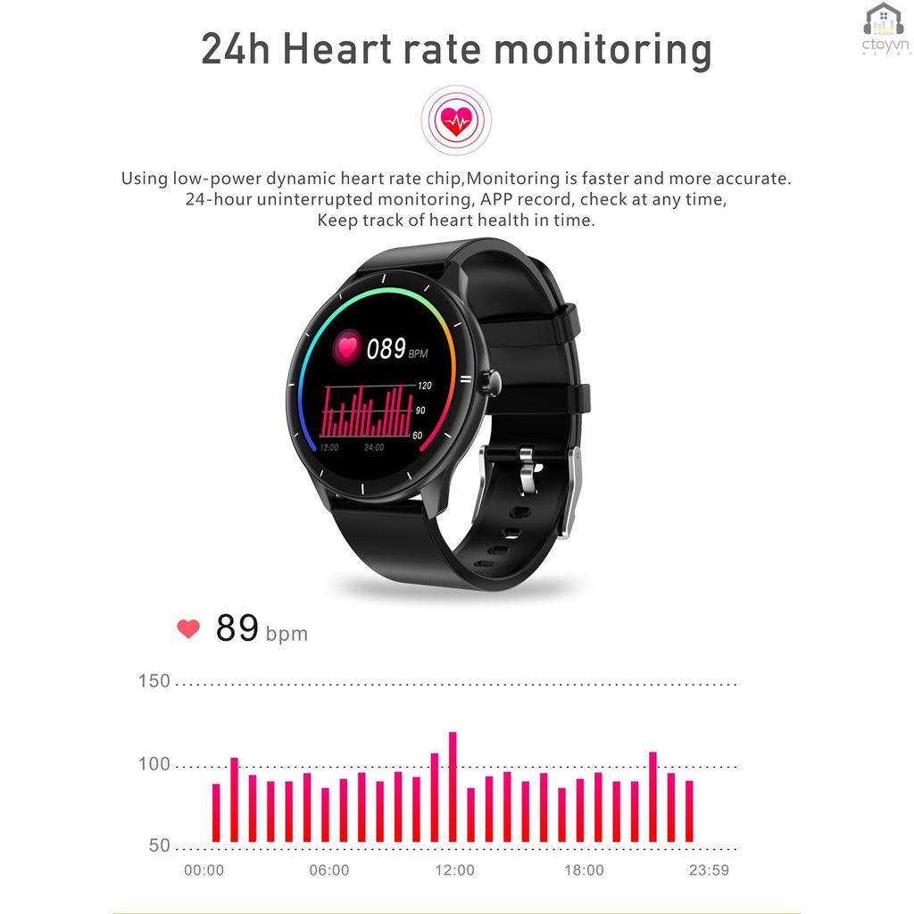 Đồng hồ đeo tay thông minh Q21 BT 5.0 theo dõi sức khỏe kèm phụ kiện chất lượng cao