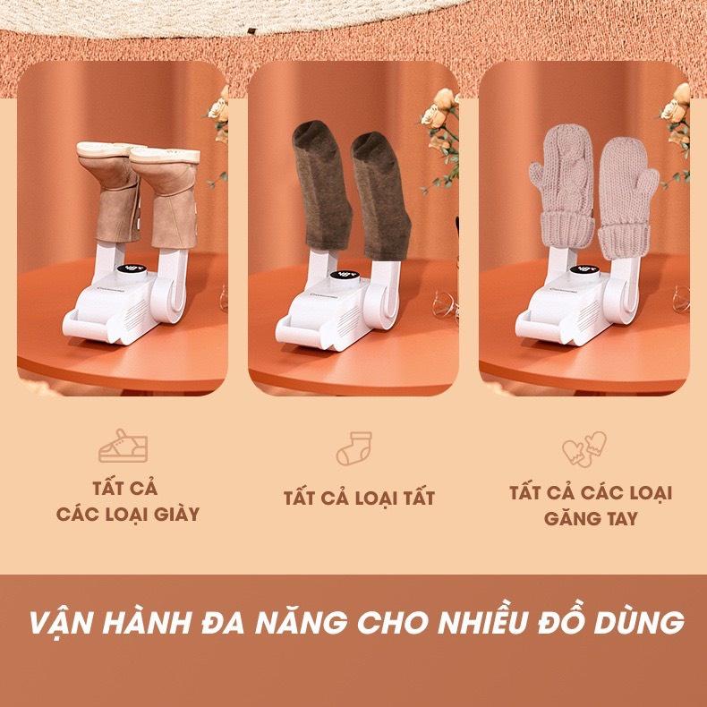 Máy Sấy Giày, Làm Khô Khử Mùi Hôi Tất Vớ, Diệt Vi Khuẩn bằng tia UV Cho Giày Của Bạn, Siêu Nhanh Khô