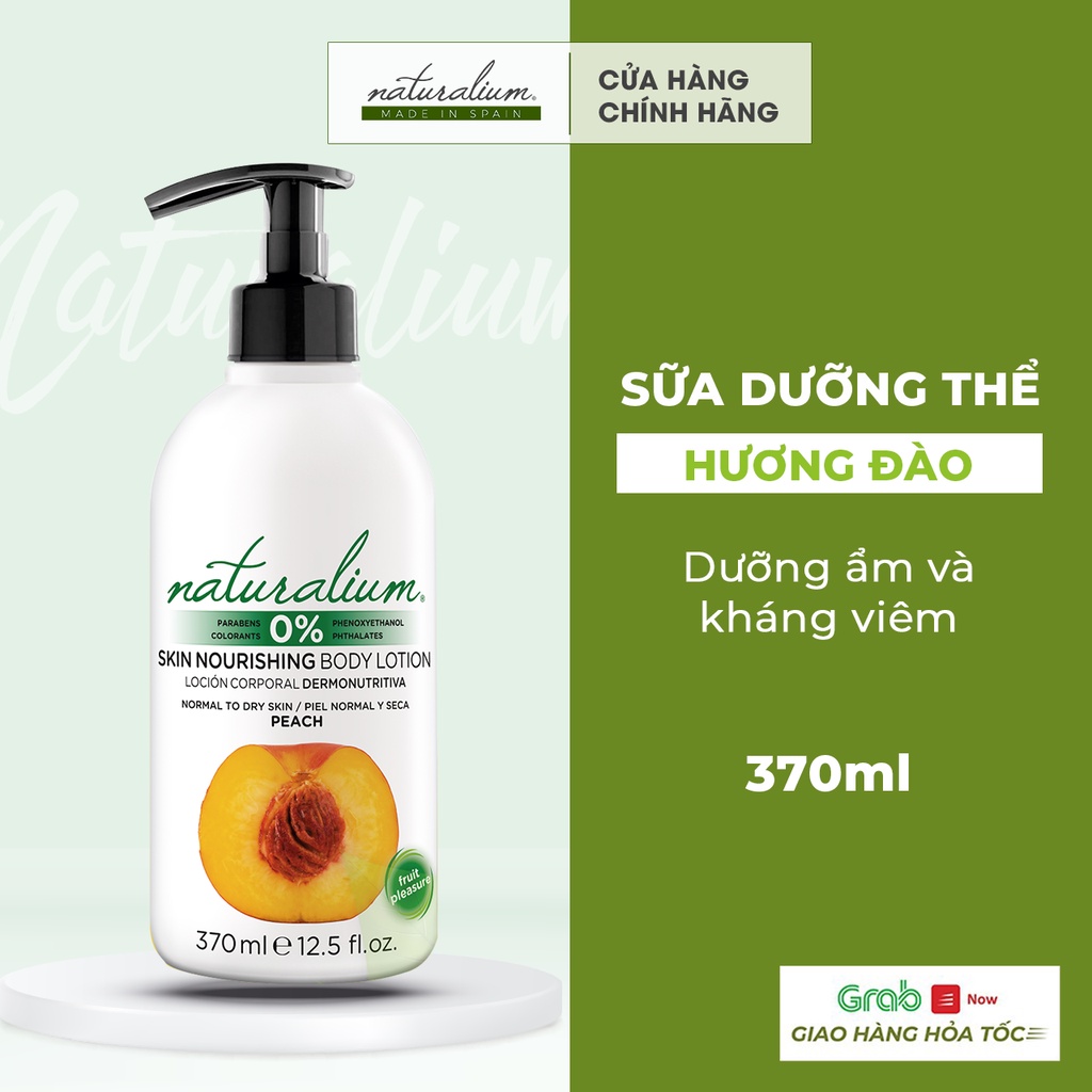 Sữa dưỡng thể NATURALIUM Skin Nourishing Body Lotion 370ml chiết xuất tự nhiên giúp tiêu viêm, nuôi dưỡng & tái tạo da