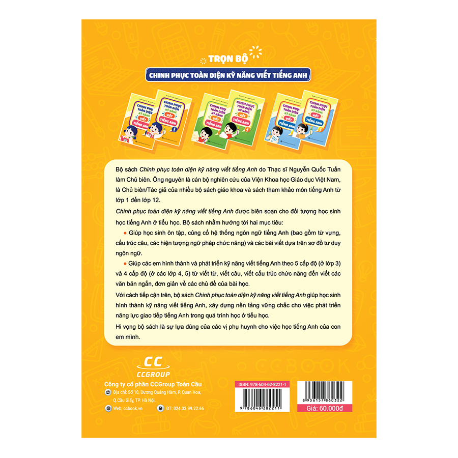 Chinh Phục Toàn Diện Kỹ Năng Viết Tiếng Anh Lớp 3