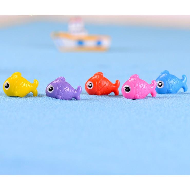 Combo 02 mẫu mô hình cá biển Địa Trung Hải trang trí tiểu cảnh, bonsai, thủy sinh, DIY