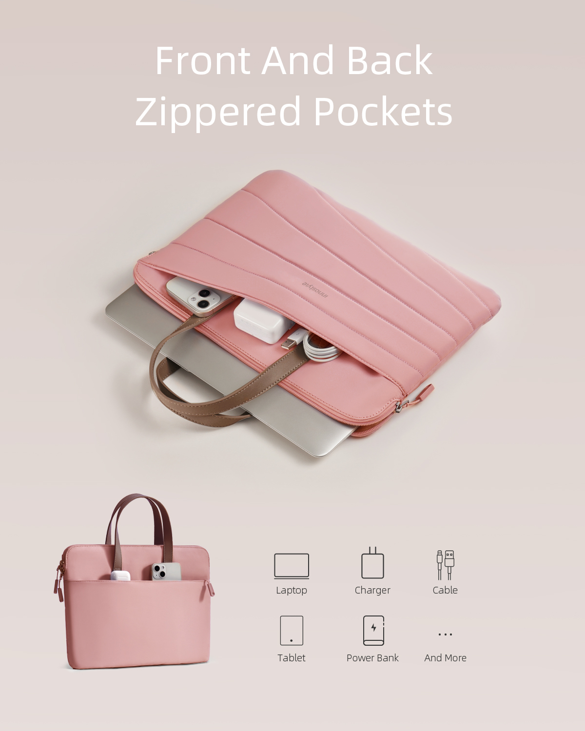 Túi xách chống sốc Innostyle Carrylite Slim cho Macbook Pro 14″ - Hàng chính hãng