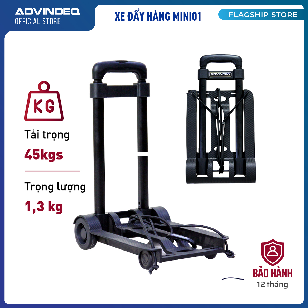 Xe đẩy hàng Advindeq HT-MINI01