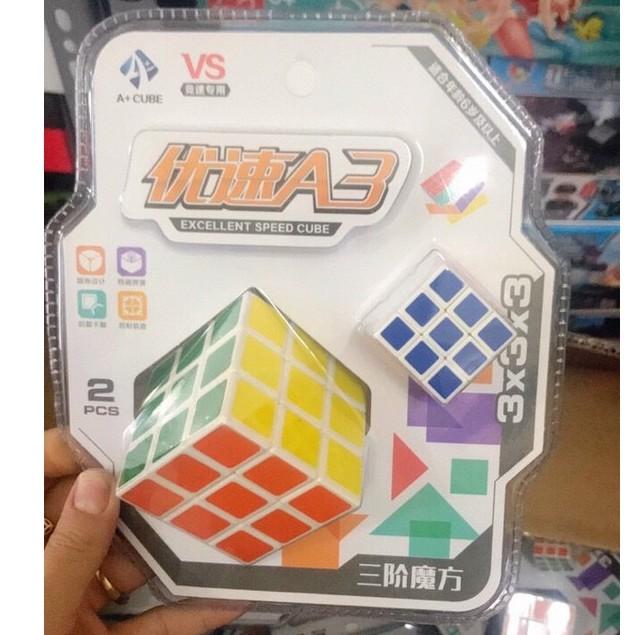 RuBick 3x3 Tặng kèm 1 Rubik 3x3 nhỏ Giúp Bé Phát Triển Tư Duy ,Sáng Tạo