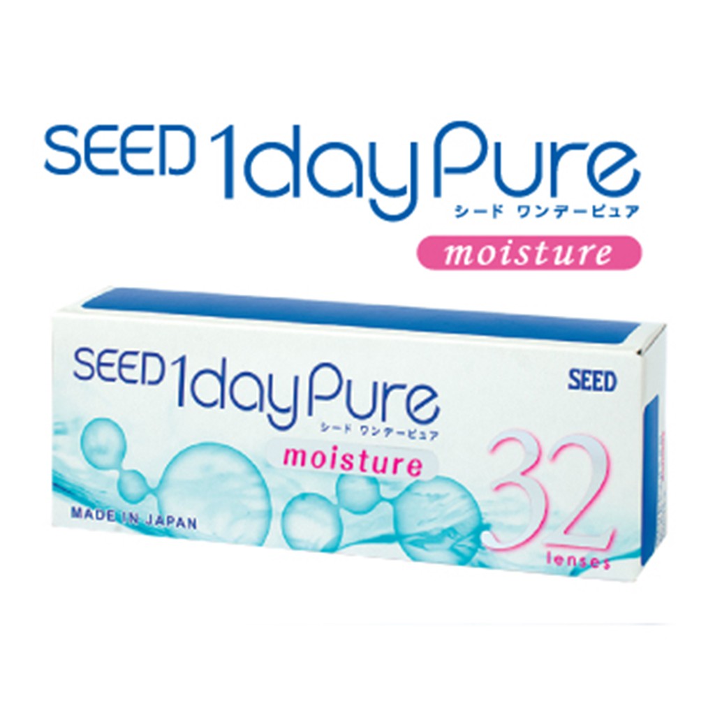 SEED 1dayPure moisture - kính áp tròng 1 ngày không màu SEED