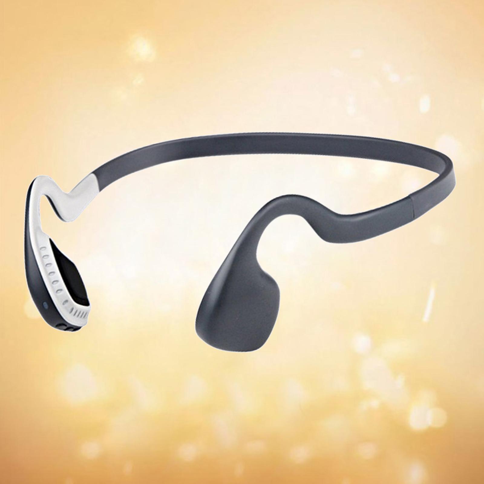 Conduction Wireless Bluetooth Headphones W/Mic Handsfree Earphone for Sports