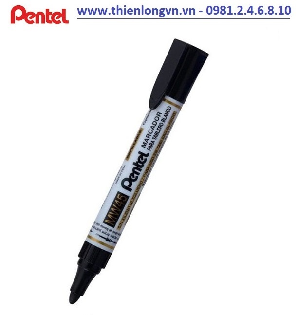 Bút viết bảng đổ mực Pentel - MW45 màu đen
