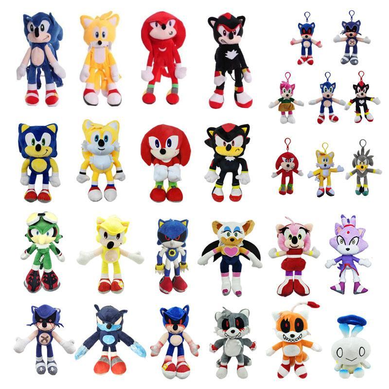 Gấu bông sonic the hedgehog 2 ship HOẢ TỐC TPHCM knuckles sonic plushie 30cm shadow the hedgehog gấu bông - 28CM Sonic