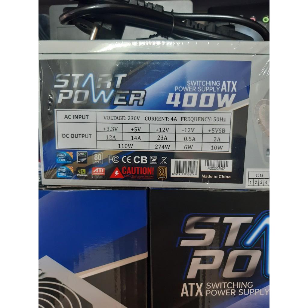 Nguồn máy tính 400W Start Power mới kéo card hình GTX 750ti - Hàng Chính Hãng