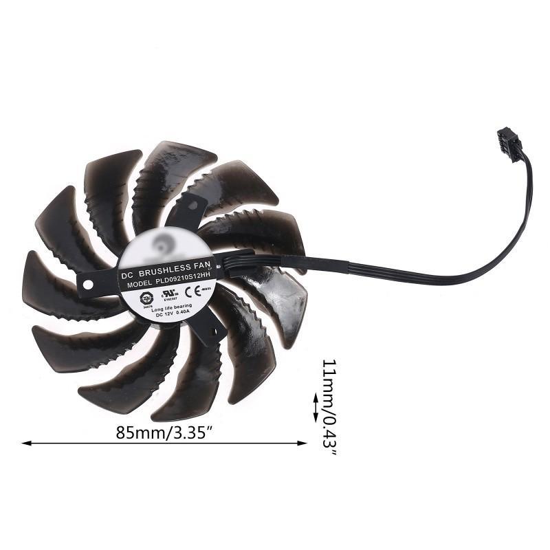Quạt Làm Mát CPU Gtx1060 / 1080 / 1070 GPU 4 chấu Cho Gigabyte Mini