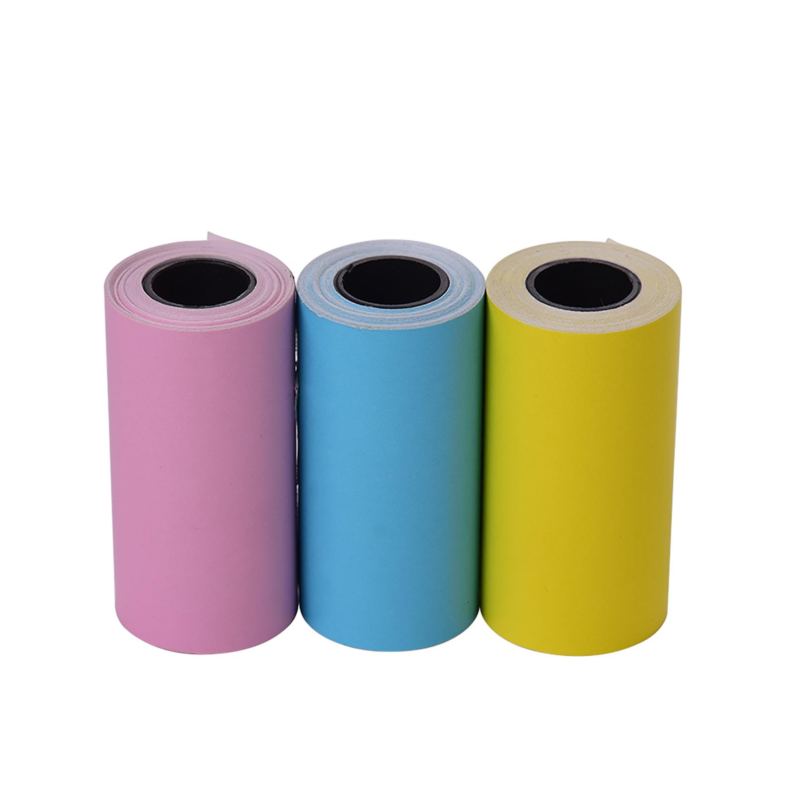 Giấy dán màu in nhiệt có keo tự dính 57 * 30mm