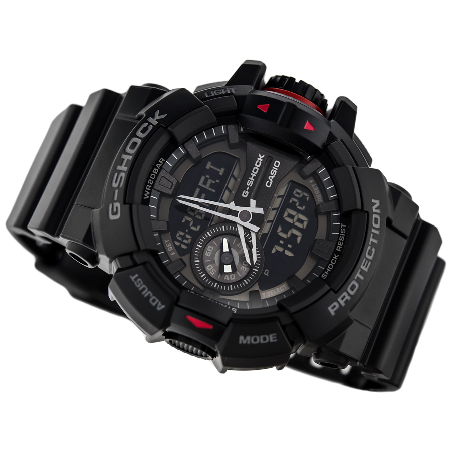 Đồng hồ nam dây nhựa Casio G-Shock chính hãng GA-400-1BDR (51mm)