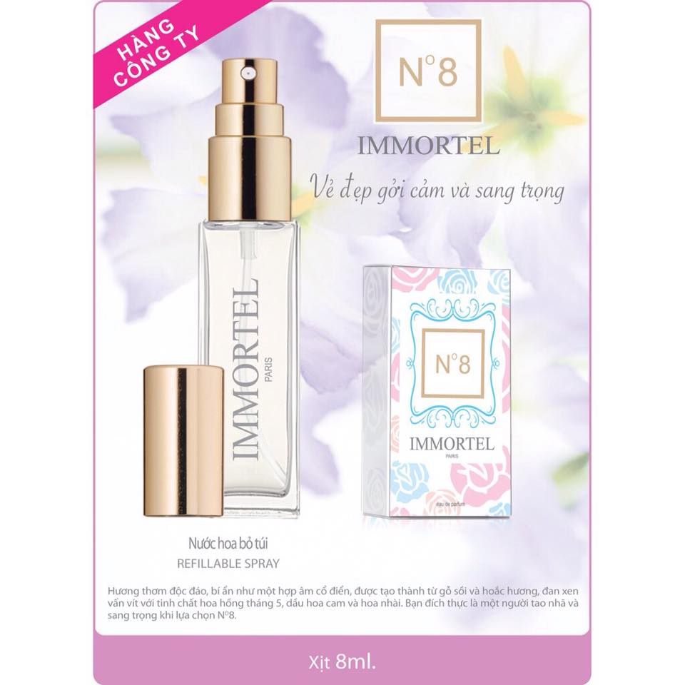 Nước Hoa Nữ IMMORTEL NO8 8ML