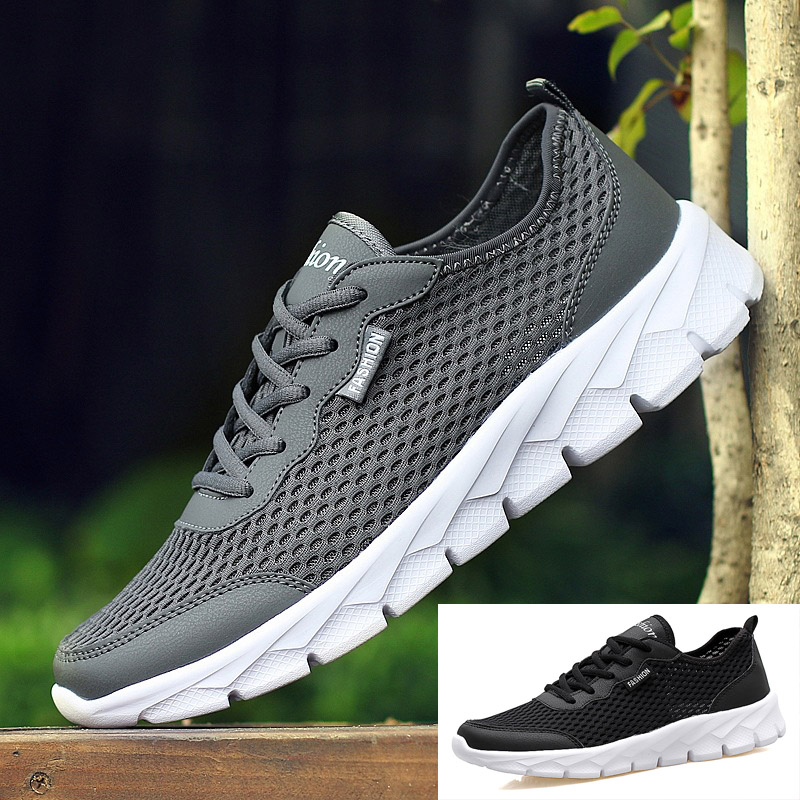 Giày Sneaker, giày thể thao big size cỡ lớn cho nam cao to làm bằng chất liệu co giãn thoáng khí - TT133