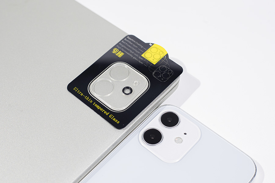 Dán kính cường lực Camera 3D cho iPhone 12 Mini độ cứng 9H, chống bụi bẩn, trầy xước