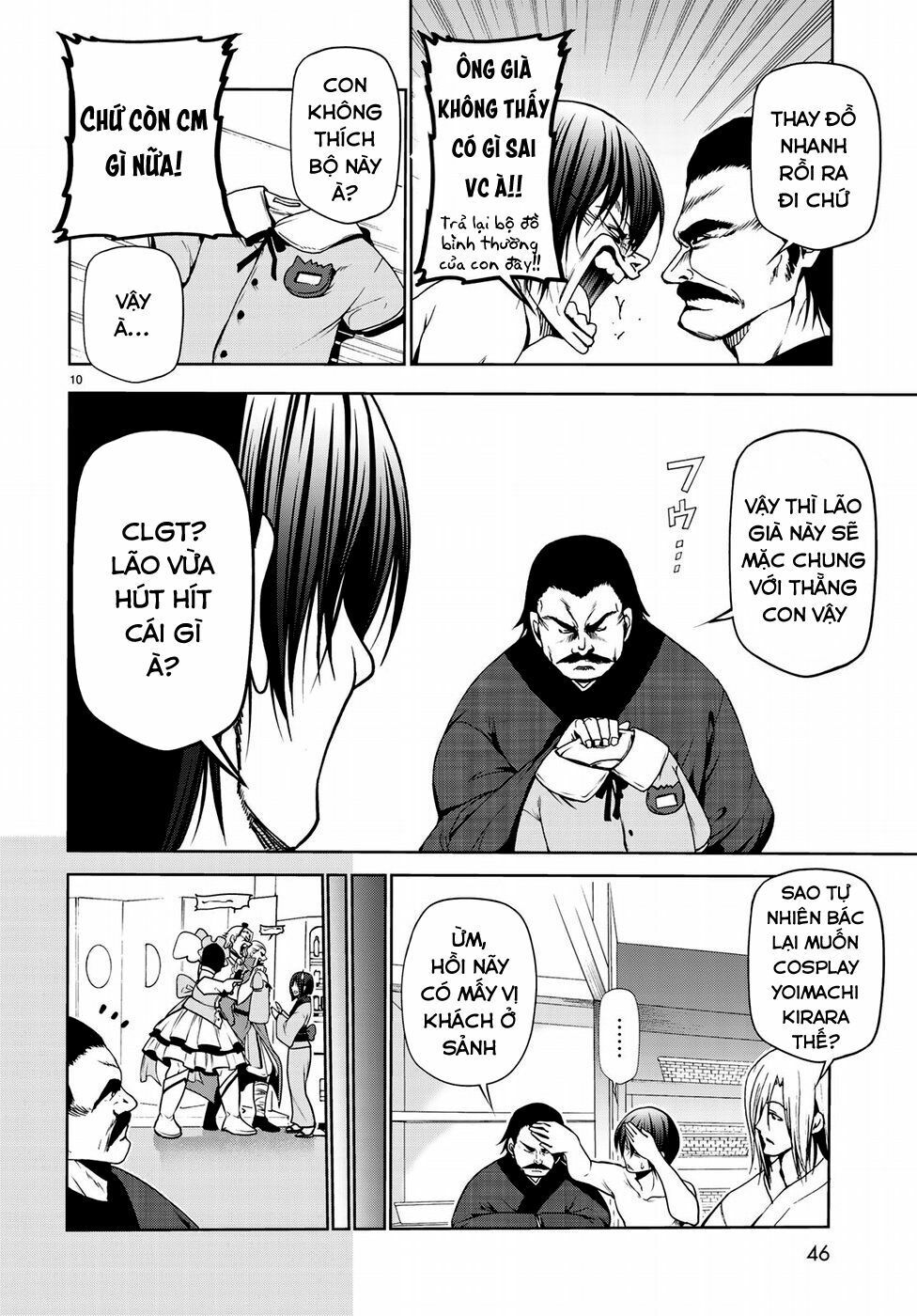cô gái thích lặn - grand blue chapter 48 10