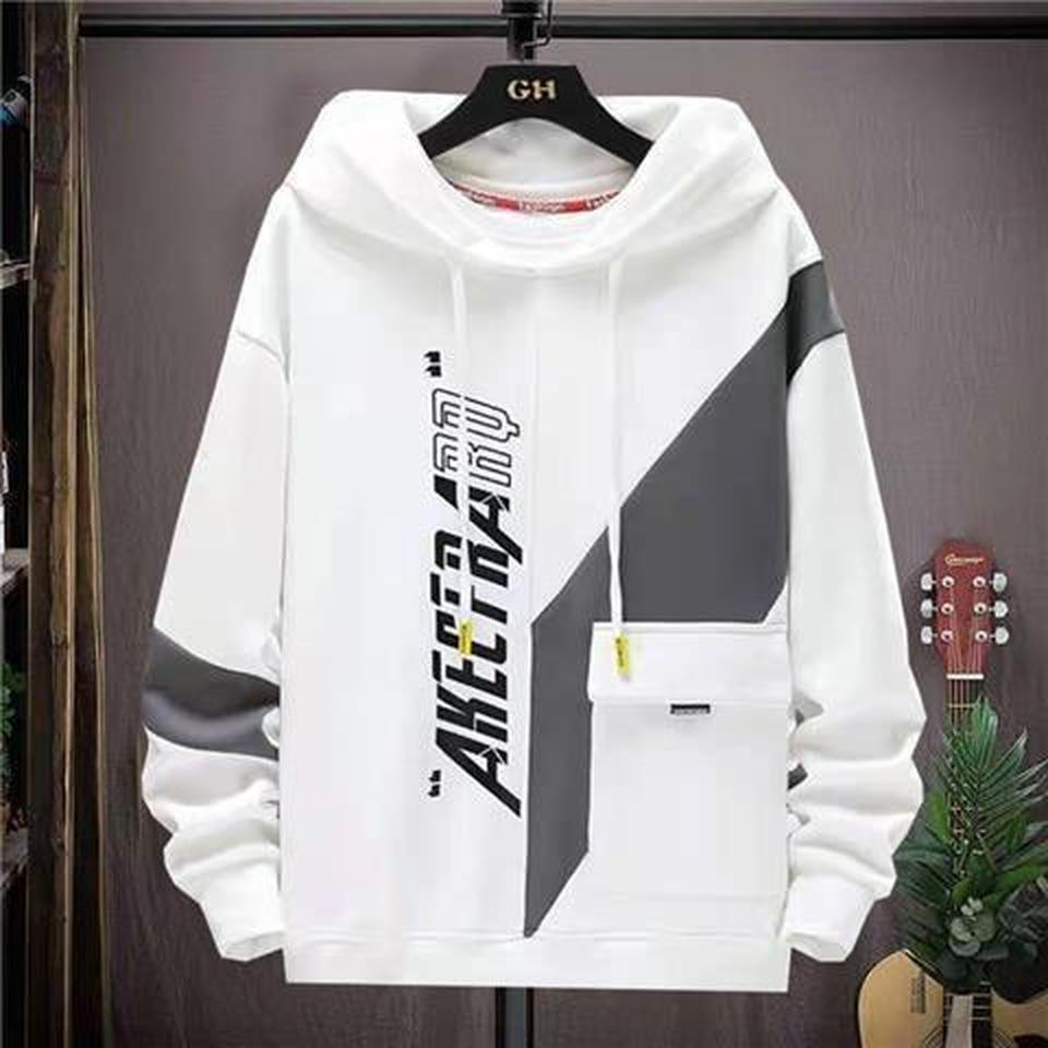 最新款式Áo Hoodie Tay Dài Dáng Rộng Plus Size Cho Nam Size S-8XL