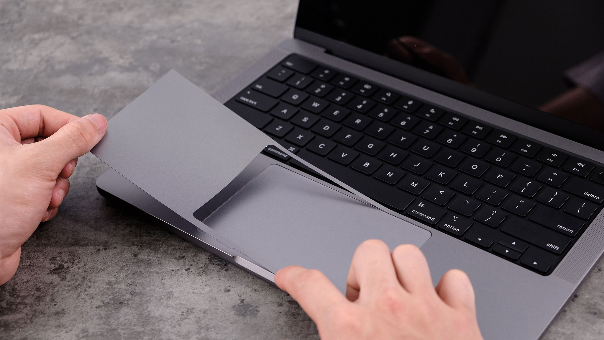 Combo dán kê tay + Trackpad JRC dành cho Macbook Pro 14/16 M1 - Hàng Chính hãng