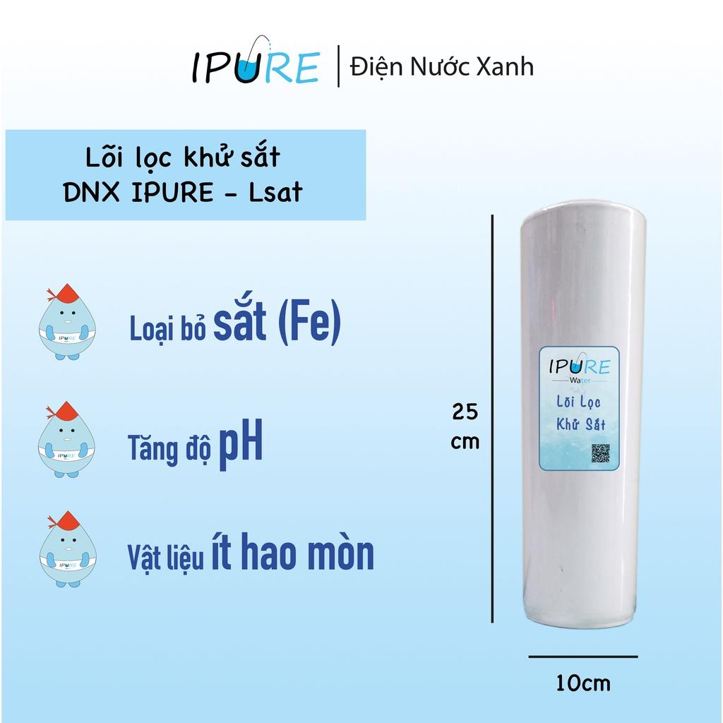 Máy lọc nước thô 4 cấp lọc DNX IPURE bộ lọc nước đầu nguồn nâng pH khử sắt clo