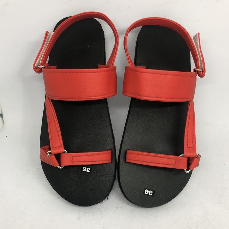 Sandal đồng nai dép sandal nữ ( đế đen quai đỏ ) size từ 35 nữ đến 42 nữ size khác ib chọn thêm