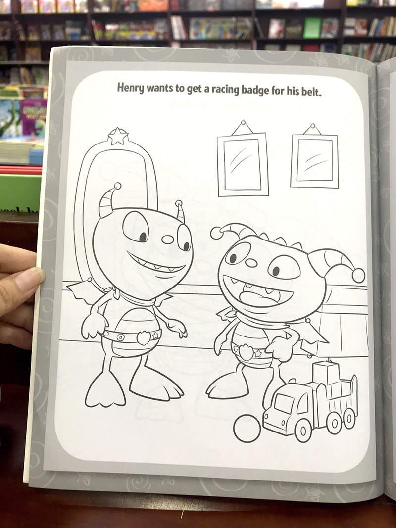 Disney Junior Henry Hugglemonster Huggletastic Colouring