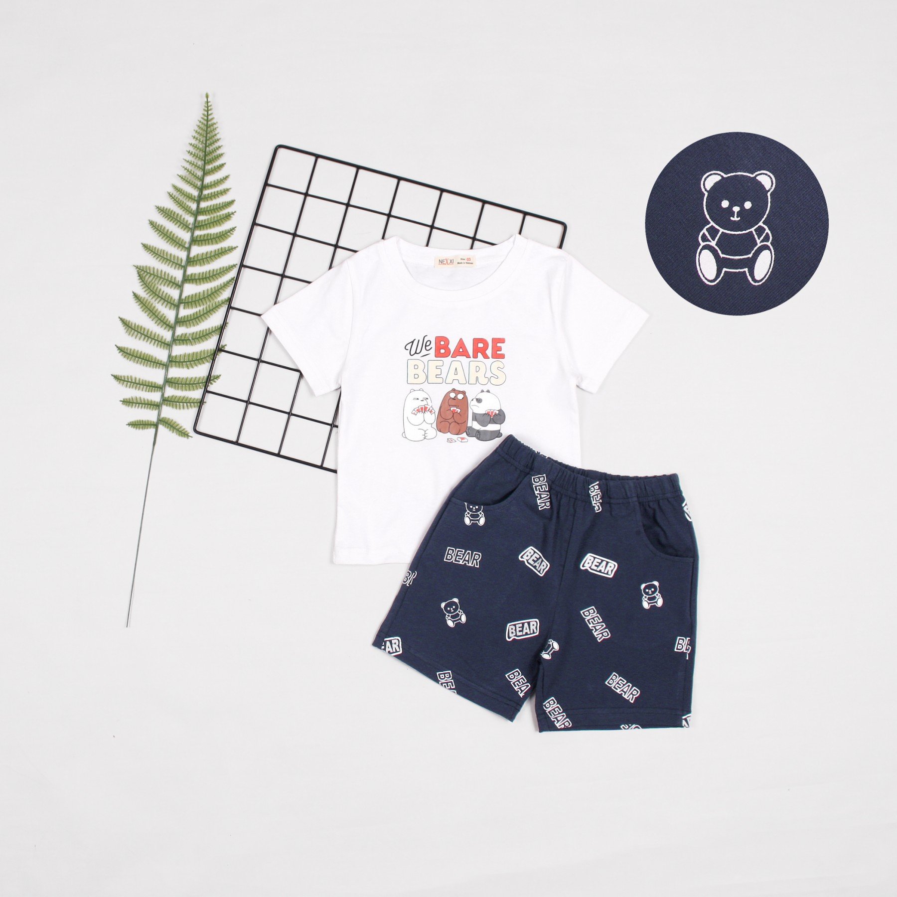 BỘ NGẮN HT BARE BEARS