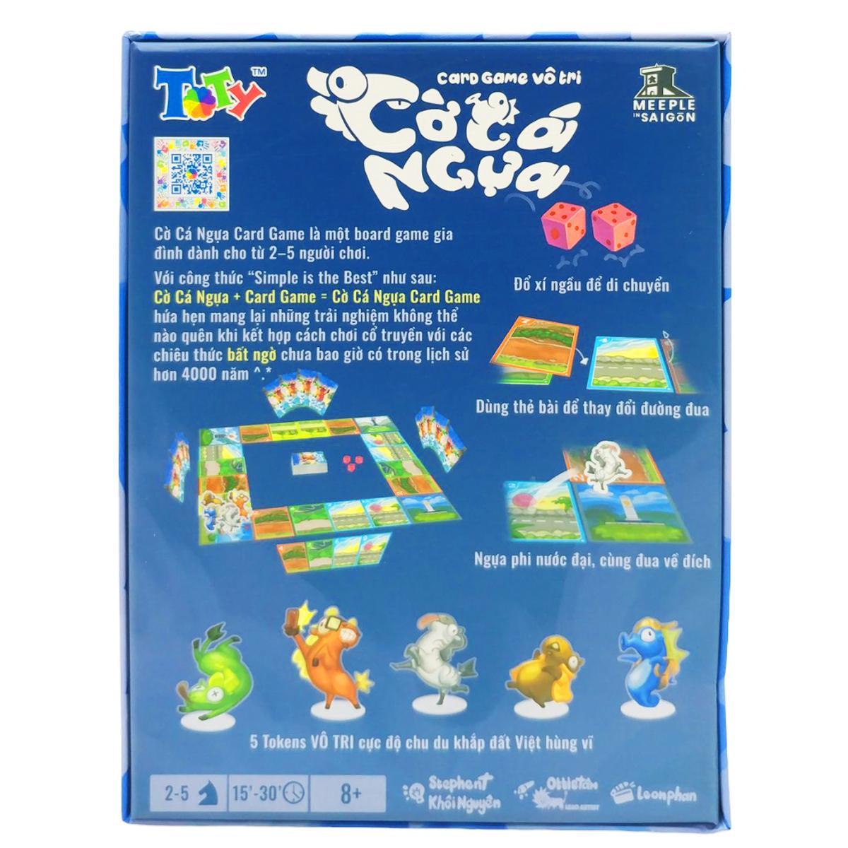 Board Game Cờ Cá Ngựa Phiên Bản Card Game Vô Tri - ToTy TB02