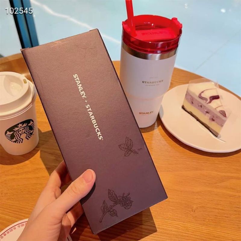 CỐC GIỮ NHIỆT STARBUCKS + STANLEY CÓ ỐNG HÚT