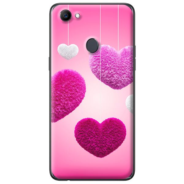 Ốp lưng cho Oppo F7 mẫu nền trái tim 13 - Hàng chính hãng