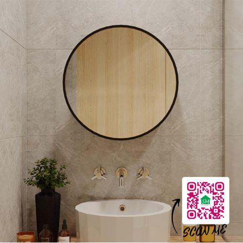 TỦ GƯƠNG TRÒN TREO TƯỜNG PHÒNG TẮM SMHOME NT05
