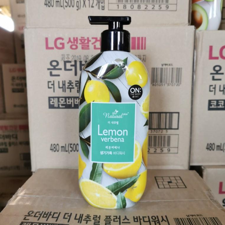 Sữa tắm trái cây giúp da sáng mịn On The Body Hàn Quốc 500ml