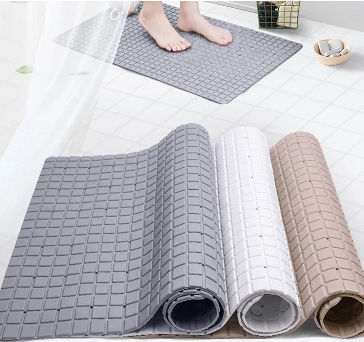 Thảm nhà tắm ô vuông chống trượt, thảm nhựa lót phòng vệ sinh chống trơn trượt an toàn G399-Thamovuong