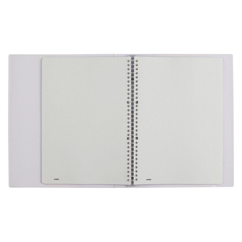 Sổ còng nhựa 30 chấu Dot Gird A4 40 tờ 120/76; MS: 555