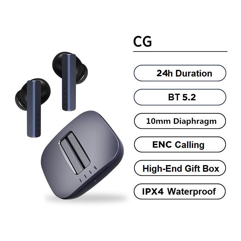 Tai nghe True Wireless FIIL CG - Hàng chính hãng | pin 24h, Bluetooth 5.2, mic đàm thoại lọc tiếng ồn, Kháng nước IPX4