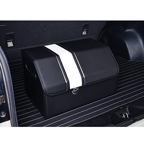 Hộp Đựng Đồ Vật Dụng Để Sau Cốp Ô Tô 45L DeluxBox Leather - có thể xếp gọn
