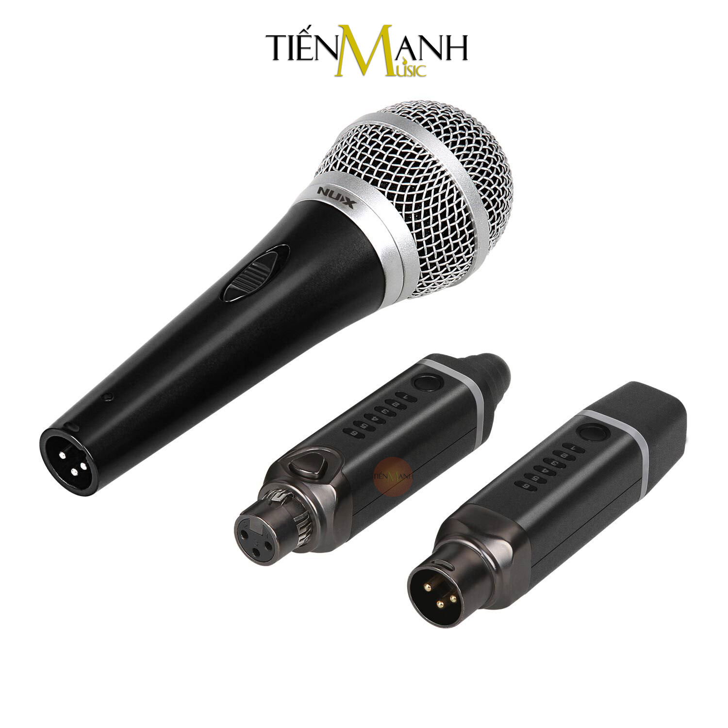 [Kèm Mic] Bộ Thu Phát Tín Hiệu Không Dây Nux B3 Plus Bundle Cho Micro 2.4GHz Wireless System - Microphone Pin Sạc B-3 Hàng Chính Hãng - Kèm Móng Gẩy DreamMaker