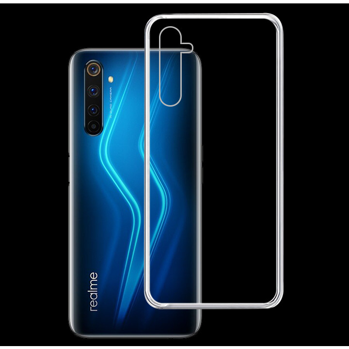 Ốp Lưng Điện Thoại Realme 6 Pro - 01287 - Ốp dẻo trong - Hàng Chính Hãng