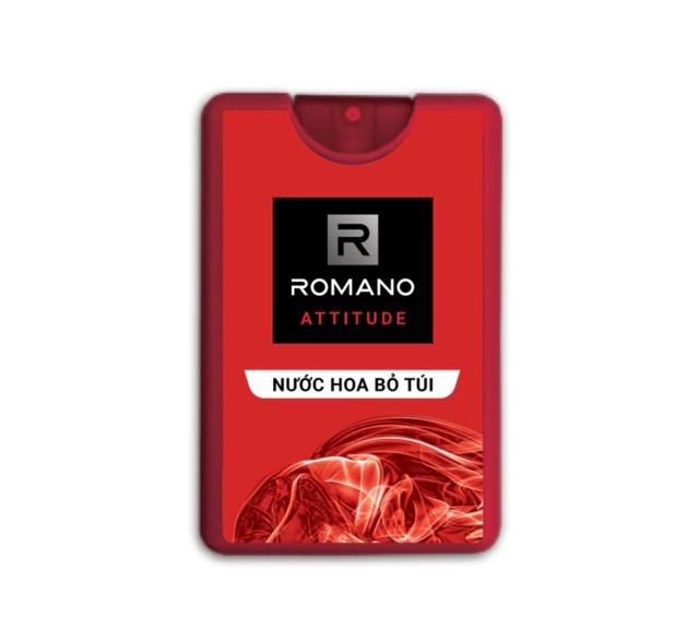 Combo 3 Chai nước hoa bỏ túi Romano Attitude