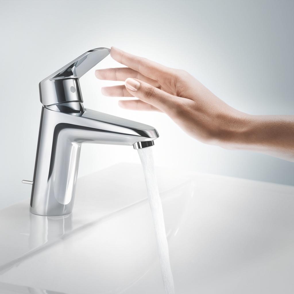 Vòi Chậu Rửa Mặt GROHE Eurodisc Cosmopolitan S Kèm Bộ Xả Tích Hợp 33190002, Nhập Đức, BH 12 Tháng