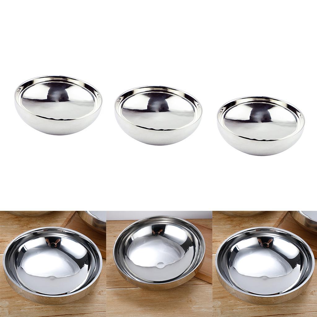 3x Japanese Korean Style Noodle Bowls Rice Bowl Soup Cereal Snacks Dish