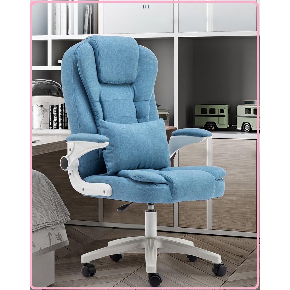 Re0681. 3 Ghế xoay văn phòng đệm cao su bọc nỉ tay nâng 90 độ - Ghế văn phòng