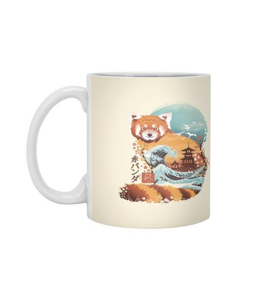 Ly Cốc Sứ Cao Cấp hình Ukiyo e Red Panda