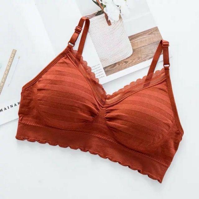 Hình thật áo Bra thể thao mẫu chéo dây cotton mút cao cấp cực xịn
