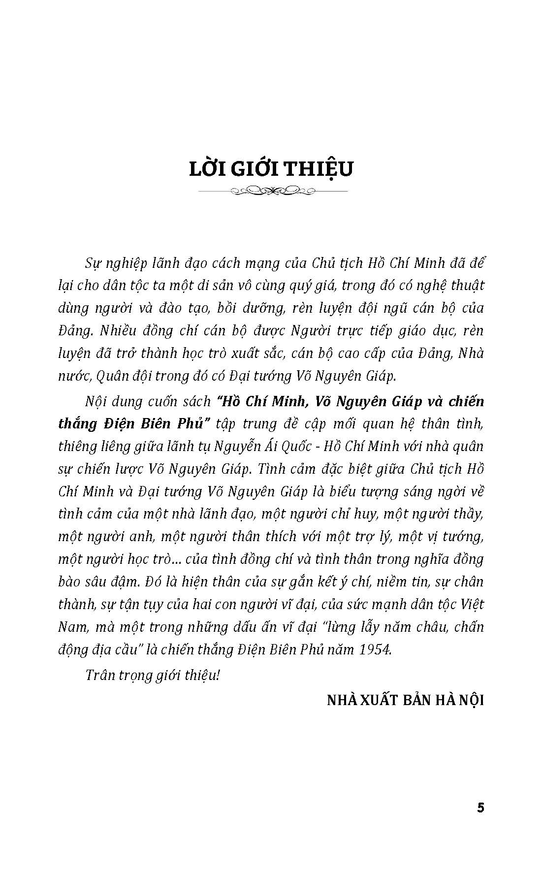 Hồ Chí Minh - Võ Nguyên Giáp Và Chiến Thắng Điện Biên Phủ